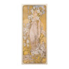 Alfons Mucha Reproduktion auf eigener Innentür Lilie