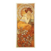 Alfons Mucha Reproduktion auf eigener Innentür Topas