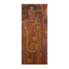 Gustav Klimt Reproduktion auf eigener Innentür Hygieia