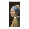 Johannes Vermeer Reproduktion auf eigener Innentür Das Mädchen mit dem Perlenohrring