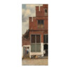 Johannes Vermeer Reproduktion auf eigener Innentür Die kleine Straße