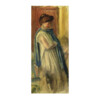 Pierre-Auguste Renoir Reproduktion auf eigener Innentür Junge Frau stehend