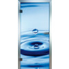 PIKTURA LOFT Glastür Deep Blue mit Farbdruck