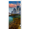 ERKELENZ Glastür Bergsee Fotoprint