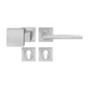 KARCHER DESIGN Montana ER54Q Edelstahl matt Quadratrosette Wechselgarnitur