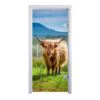ERKELENZ Glaspendeltür Longhorn Fotoprint