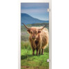ERKELENZ Glastür Longhorn Fotoprint