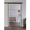 LIENBACHER GLAS Ganzglas Schiebetür Modell 625 Black Signature Klarglas