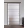 LIENBACHER GLAS Ganzglas Schiebetür Modell 625 Black Signature Satiniert