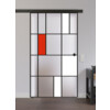 LIENBACHER GLAS Ganzglas Schiebetür Modell 629 Black Signature Satiniert