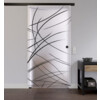 LIENBACHER GLAS Ganzglas Schiebetür Modell 636 Black Signature Satiniert