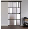 LIENBACHER GLAS Ganzglas Schiebetür Modell 640 Black Signature Satiniert