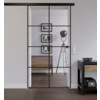 LIENBACHER GLAS Ganzglas Schiebetür Modell 644 Black Signature Klarglas