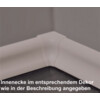TER HÜRNE Neutrale Innenecken (Silber gebürstet) SKL 20