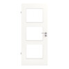 Innentür Glatt Premium Weißlack RAL 9016 mit Lichtausschnitt LA-35