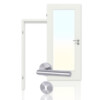 CLASSEN Innentür-Set Terra RAL 9003 Weißlack 3.12 mit Zarge und Drücker