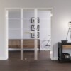 LIENBACHER GLAS Ganzglas Doppelflügeltür Modell 343 negativ Klarglas