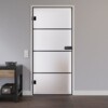 LIENBACHER GLAS Glastür Modell 647 Black Signature Satiniert