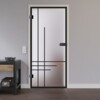 LIENBACHER GLAS Glastür Modell 657 Black Signature Satiniert