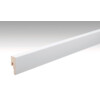 MEISTER Neutrale, weiße Sockelleiste Profil 8 PK (2380 x 18 x 50 mm) (streichfähig)