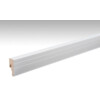 MEISTER Neutrale, weiße Sockelleiste Profil 18 PK (2380 x 18 x 50 mm)