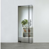 LIENBACHER GLAS Glaspendeltür Black Signature PT 623 mit Streifen Klarglas
