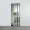 LIENBACHER GLAS Glaspendeltür Black Signature PT 623 mit Streifen Satiniert