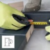 Stumpfeinschlagende Energiespartür mit Holz-Zarge - Montage