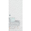 ERKELENZ Glasschiebetür Tetris Mattierung mit Motiv klar