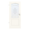 WESTAG Innentür Provence Typ 4002-B Florale negativ Weißlack mit Lichtausschnitt Sprosse 9