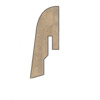 WICANDERS Kork Creme Hell Sockelleiste 50 (2400 x 50 x 20 mm)