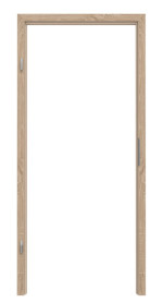 Frontansicht von TEUTO Blockrahmen Authentic Eiche CPL mit runder Kante
