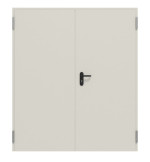 Frontansicht von TECKENTRUP Innentür-Set 2-flg. Stahl mit Feuerschutzfunktion T30-2 FSA-42 inkl. Blockzarge