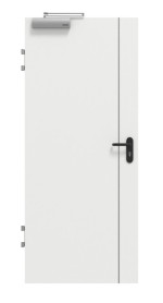 Frontansicht von GARANT Brandschutztür T30 Aura 850 Matt Weißlack 9016 G-TEC