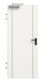 Frontansicht von GARANT Brandschutztür T30 Corona 751 Quer Authentic Bianco CePaL