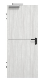 Frontansicht von GARANT Brandschutztür T30 Corona 831 Authentic Grigio CePaL