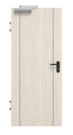 Frontansicht von GARANT Brandschutztür T30 Corona 851 Authentic Perl CePaL