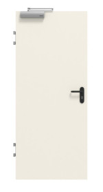 Frontansicht von GARANT Rauchschutztür-Set T30 Weißlack RAL 9010 inkl. Zarge