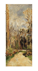Paul Cezanne Reproduktion Pfad an der Einfahrt in den Wald