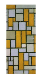 Piet Mondrian Reproduktion Komposition in Grau und Ocker