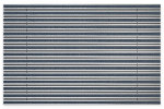 Top-Ansicht von Aluprofilmatte KLASSIK Rips T06PP blau/grau / Minibürste MB01 schwarz - Entrada