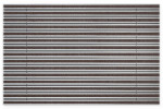 Top-Ansicht von Aluprofilmatte KLASSIK Rips T08PP braun / Minibürste MB01 schwarz - Entrada