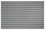 Top-Ansicht von Aluprofilmatte KLASSIK Rips T05PP grau / Minibürste MB01 schwarz - Entrada