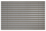 Top-Ansicht von Aluprofilmatte KLASSIK Rips T12PP sand / Minibürste MB01 schwarz - Entrada