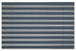 Top-Ansicht von Aluprofilmatte ROYAL Rips T06PP blau/grau / Minibürste MB02 grau - Entrada