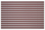 Top-Ansicht von Aluprofilmatte ROYAL Safe R03V braun - Entrada