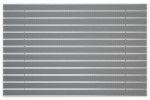 Top-Ansicht von Aluprofilmatte ROYAL Safe R02V grau - Entrada