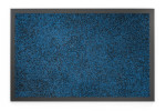 Top-Ansicht von Fußmatte KLASSIK Nylonfaser 711 blau meliert - Entrada
