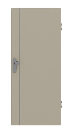 Frontansicht von GARANT Wohnungseingangstür Aura 850 Matt Seidengrau 7044 G-TEC