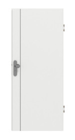 Frontansicht von GARANT Wohnungseingangstür Aura 850 Matt Weißlack 9016 G-TEC
